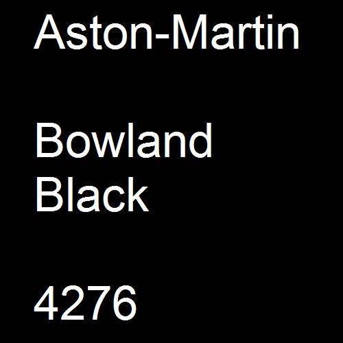 Aston-Martin, Bowland Black, 4276.